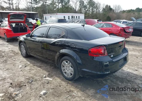 2012 Dodge Avenger Se from USA, damaged, VIN 1C3CDZAB2CN266105